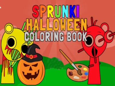 Hra Omaľovánka: Sprunks Halloween online Hra Omaľovánka: Sprunks Halloween online