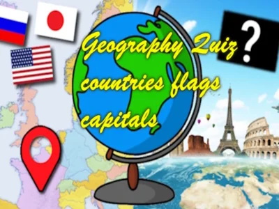 Hra Vlajky hlavných miest krajín s geografickým kvízom online