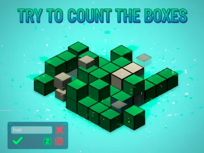 Hra Skúste spočítať škatule online