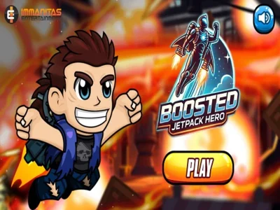 Hra Nabitý hrdina s jetpackom online