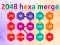 Hra Hexagon chain fusion 2048 online