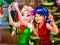 Hra Selfie Ladybug a Elsy na Vianoce online