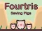 Hra Fourtris: Záchrana prasiatok online