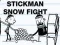 Hra StickMan Snehová Bitka online