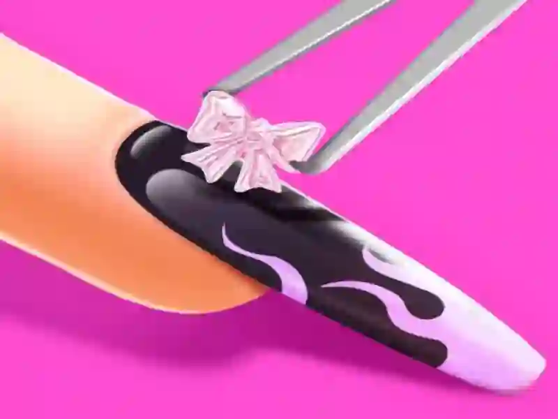 Hra 3D akrylová manikúra: Art Nails online