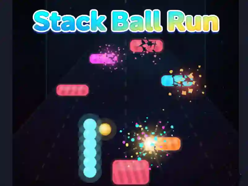 Hra Stack Ball Run online