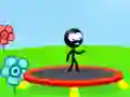 Hra Trampolín Stickman online
