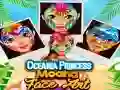 Hra Tvárové umenie princeznej Moany z Oceánie online Hra Tvárové umenie princeznej Moany z Oceánie online