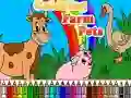Hra Vymaľovanie Farmárskych Zvierat online