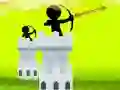 Hra Stickman Lukostrelec Hrad online