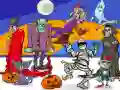 Hra Nájdite 5 rozdielov Halloween online Hra Nájdite 5 rozdielov Halloween online