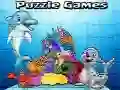 Hra Hry s puzzlemi pre deti v karikatúrnom štýle online Hra Hry s puzzlemi pre deti v karikatúrnom štýle online
