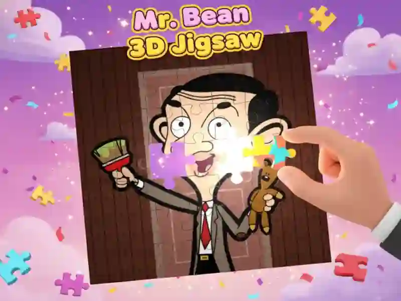 Hra 3D puzzle Mr. Bean online