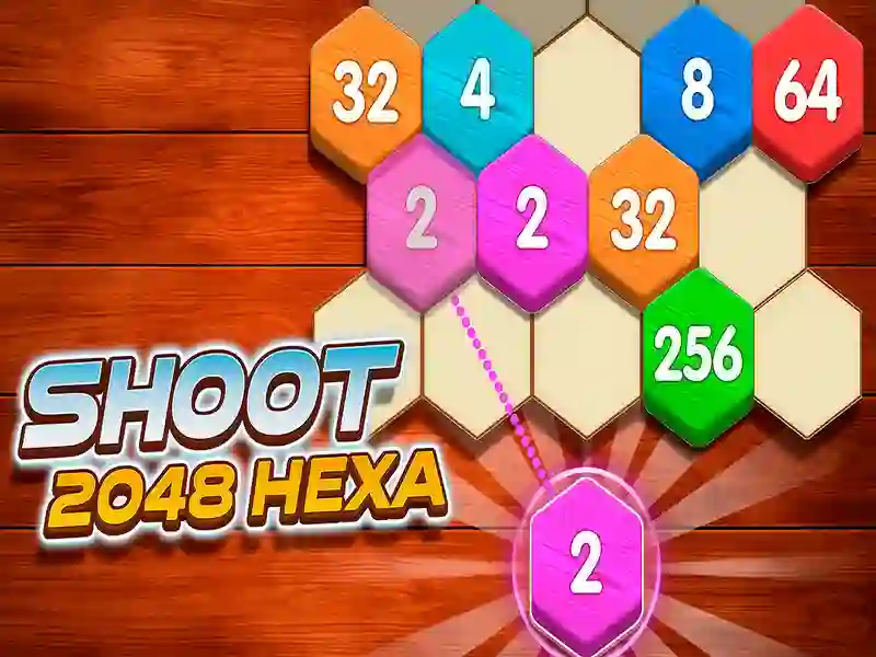 Hra Shoot 2048 Hexa online