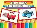 Hra Kniha na vymaľovanie Lietadlá online