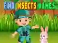 Hra Nájdite názvy hmyzu online Hra Nájdite názvy hmyzu online