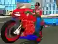 Hra Simulátor hrdinského akrobatického pavúka na bicykli 3D online Hra Simulátor hrdinského akrobatického pavúka na bicykli 3D online