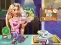 Hra Umývanie riadu Goldie online Hra Umývanie riadu Goldie online