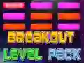 Hra Breakout Balíček Úrovní online Hra Breakout Balíček Úrovní online
