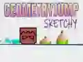 Hra Geometrický Skok Náčrt online