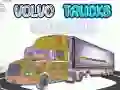 Hra Maľovanie kamiónov Volvo online Hra Maľovanie kamiónov Volvo online