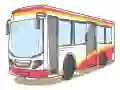 Hra Kĺzanie karikatúrneho autobusu online