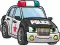 Hra Kreslené policajné autá online