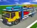Hra Euro Truck Preprava Ťažkých Vozidiel online Hra Euro Truck Preprava Ťažkých Vozidiel online