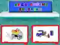 Hra Lego Nákladné Auta Maľovanie online Hra Lego Nákladné Auta Maľovanie online