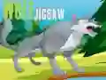 Hra Puzzle s vlkom online