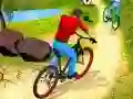 Hra Horský bicykel jazdec na nezpevnené cesty online Hra Horský bicykel jazdec na nezpevnené cesty online