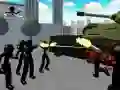Hra Strieľanie v Stickman meste 3D online