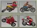Hra Pamäť pretekárskych motocyklov online Hra Pamäť pretekárskych motocyklov online