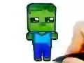 Hra Jednoduché Maľovanie pre Deti Mineblox online