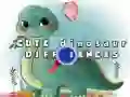 Hra Roztomilé Dinosaurové Rozdiely online