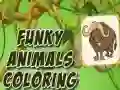 Hra Funky Zvieratá Maľovanie online Hra Funky Zvieratá Maľovanie online