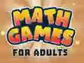 Hra Matematické hry pre dospelých online Hra Matematické hry pre dospelých online