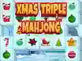 Hra Vianočný Trojitý Mahjong online