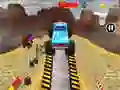 Hra Preteky Monster Truck s ťažkými trikmi online Hra Preteky Monster Truck s ťažkými trikmi online
