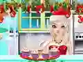 Hra Sestra Princezná Vianočné Cupcake Maker online Hra Sestra Princezná Vianočné Cupcake Maker online