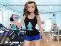 Hra Fitness Gym Dievčatá Obliekanie online Hra Fitness Gym Dievčatá Obliekanie online