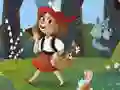 Hra Zbierka puzzle Červenej Čiapky online Hra Zbierka puzzle Červenej Čiapky online