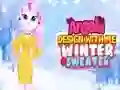 Hra Angela Navrhni So Mnou: Zimný Svetor online Hra Angela Navrhni So Mnou: Zimný Svetor online