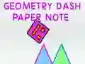 Hra Geometrický Dash Papierová Poznámka online Hra Geometrický Dash Papierová Poznámka online