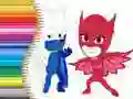 Hra Maľovanka PJ Masks online Hra Maľovanka PJ Masks online
