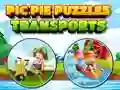 Hra Obrázkové Puzzle Dopravy online Hra Obrázkové Puzzle Dopravy online