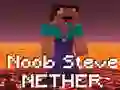Hra Noob Steve Nether online Hra Noob Steve Nether online
