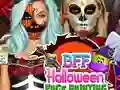 Hra BFF Halloween Maľovanie na Tvář online Hra BFF Halloween Maľovanie na Tvář online