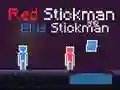 Hra Červený Stickman a Modrý Stickman online Hra Červený Stickman a Modrý Stickman online