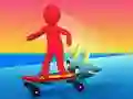 Hra Bláznivý Skate Pretek online